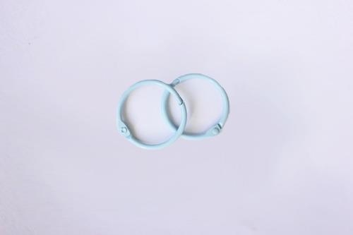 Кольца для альбомов голубого цвета от ScrapBerry's, 20 мм, 2 шт