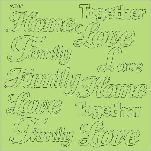 Деревянный чипборд ''Family Love'', 160*160 мм