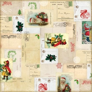 Лист двухсторонней бумаги Letters to Santa от Echo Park, 30*30 см, 1 шт