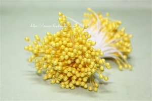 Тычинки желтого цвета, 3 мм, 50 нитей