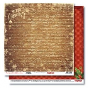 Лист бумаги С Рождеством! ''С Рождеством!'' от ScrapBerry's, 30х30 см, 1 шт