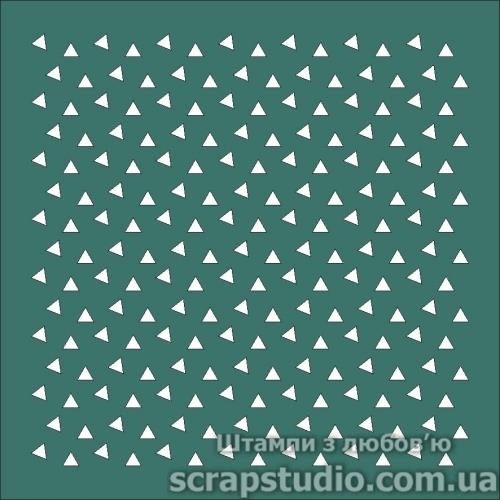 Трафарет ''Треугольники - 1'', 15*15 см, 1 шт