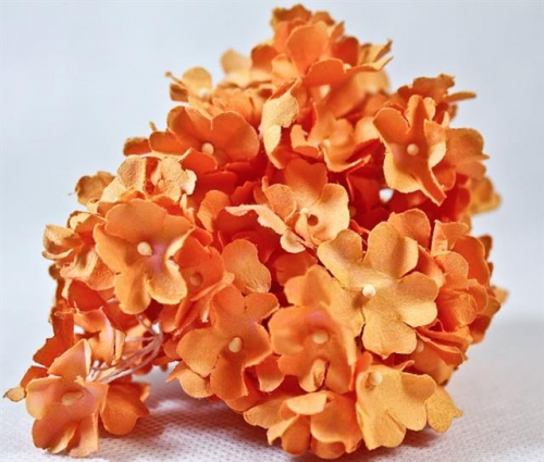 Букет оранжевых цветочков мини, 6-7 шт