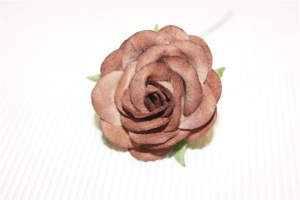 Роза коричневого цвета, 40 мм, 1 шт