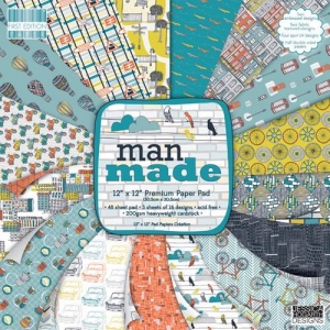 Набор бумаги Man Made, 30×30 см, First Edition 16 листов
