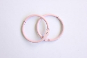 Кольца для альбомов розового цвета от ScrapBerry's, 30 мм, 2 шт