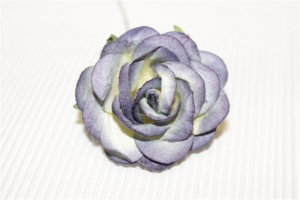 Роза синего цвета, 40 мм, 1 шт