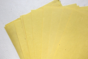 Тутовая бумага ручной работы, желтый, А4, 1 шт
