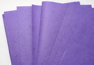 Тутовая бумага ручной работы, фиолетовый, А4, 1 шт