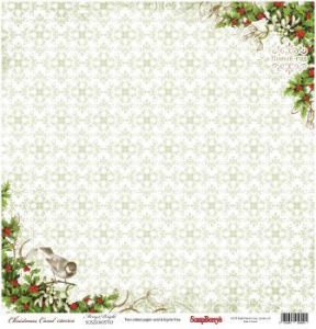 Лист бумаги Ночь перед Рождеством ''Гадания'' от ScrapBerry's, 30*30 см, 1 шт
