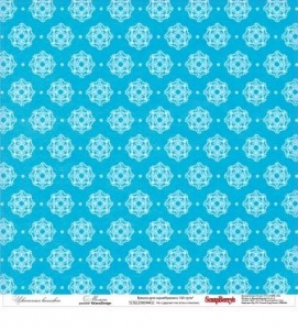 Набор бумаги ''Цветочная вышивка'' от ScrapBerry's, 8 листов, 30х30 см
